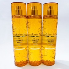 3-Pack Bath  Body Works GETAWAY SOIREE Fine Fragrance Body Mist Body Spray 8oz
