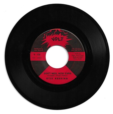 SOUL 45 OTIS REDDING DON'T MESS WITH CUPID ON  VOLT STRONG VG ORIGINAL