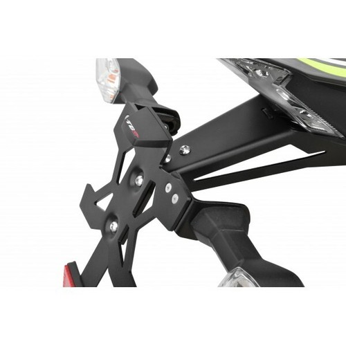 Supporto Targa Kawasaki Z900 Staffa Posteriore Nero LED Supporto Targa Posteriore Per Kawasaki Z900 2017-2024 - Nero In Alluminio Con LED Porta Targa Pieghevole Per 50 - Foto 13