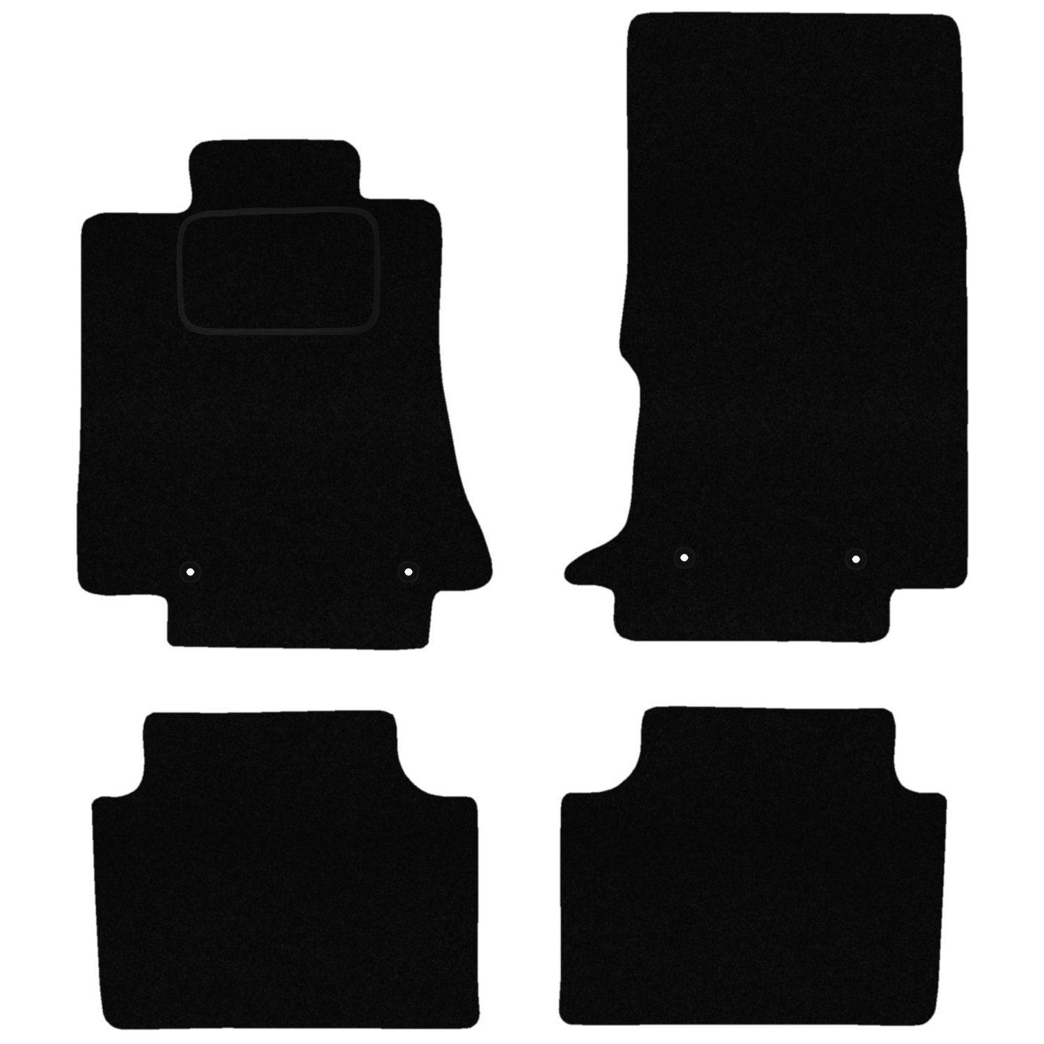 Tapis de sol en velours STREAK marron pour Alfa Romeo Giulia 4x4, confort premium sur mesure