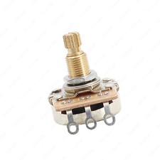 Guitar Potentiometers Pots Volume Tone A250k/B250k/A500k/B500k Brass 18mm Shaft