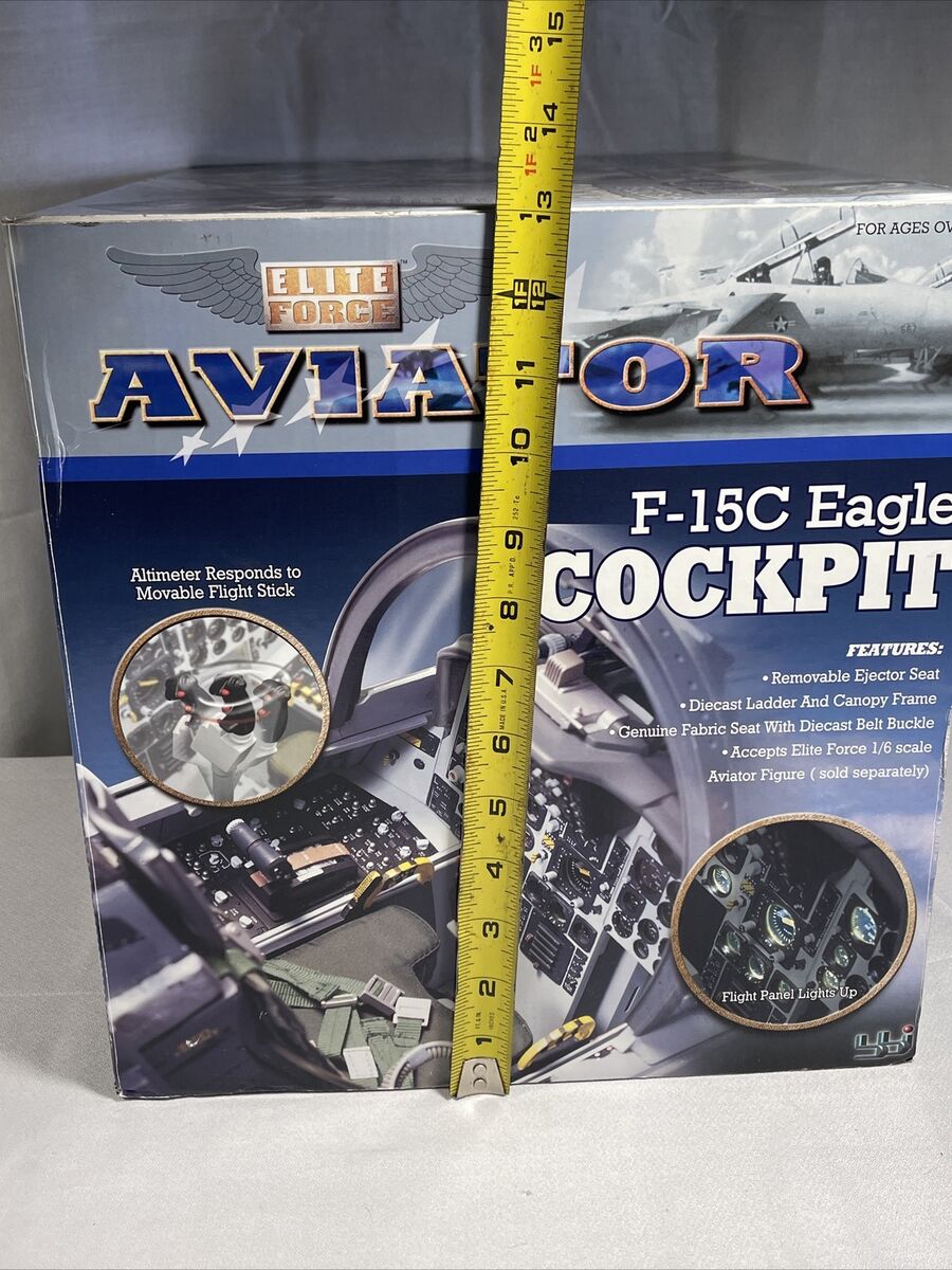 Elite Force Aviator F-15C Eagle Cockpit 1/6 Scale | eBay Elite Force Aviator F-15C Eagle Cockpit 1/6 Scale | eBay