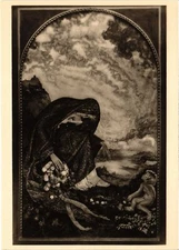 PC GERMAN ART HANS ADOLF BÜHLER MUTTER UND KIND MÜNCHEN MUSEUM (a52735)