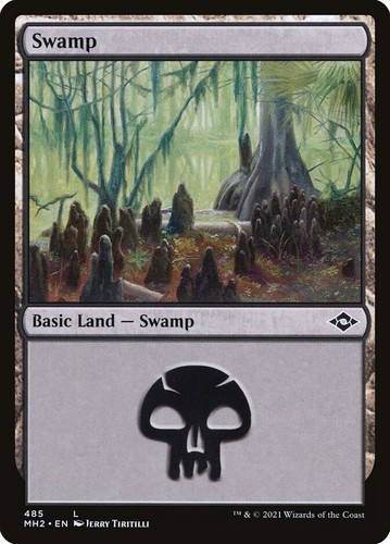 FOIL JAPANESE SWAMP (486) X4 Modern Horizons 2 Magic MTG MINT CARD