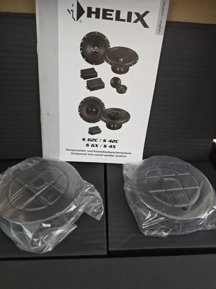 Juego de Altavoces Puerta Coche HELIX S 4X 2 Vías Coaxial con X-over 4" Audio High End Foto 3 de 4