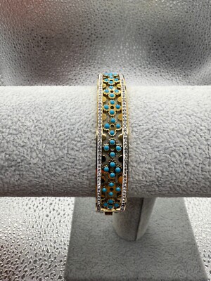 Vintage Retro Bangles 18k gold plated titanium steel