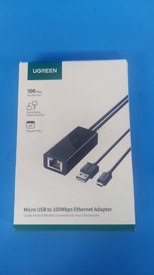 UGREEN USB 2.0 to 100 Mbps Ethernet Adapter High-speed Wired Network 