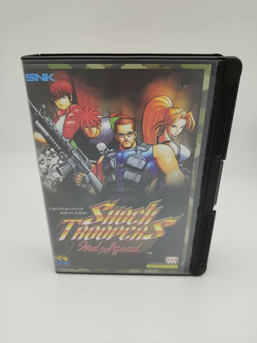 ES-SNAP LOCK Case + Insert Shock Troopers 2 Japan For Neo Geo AES No Brand New