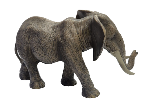 Schleich Elephant 2011 mâle africain Tusks trunk down/gris 7"x4" grand D-73527 - Photo 3 sur 10