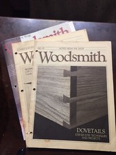 Woodsmith Notes From the Shop Lot Of 3 - 17 9/81, 19 1/82  130 8/00