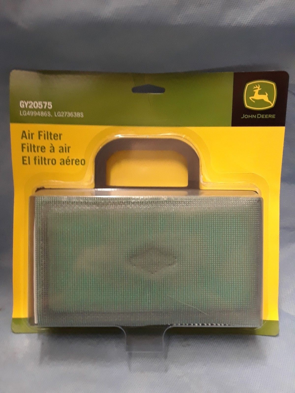 JOHN DEERE OEM AIR FILTER KIT GY20575 125 135 145 155C 190C L111 L118 L120 eBay