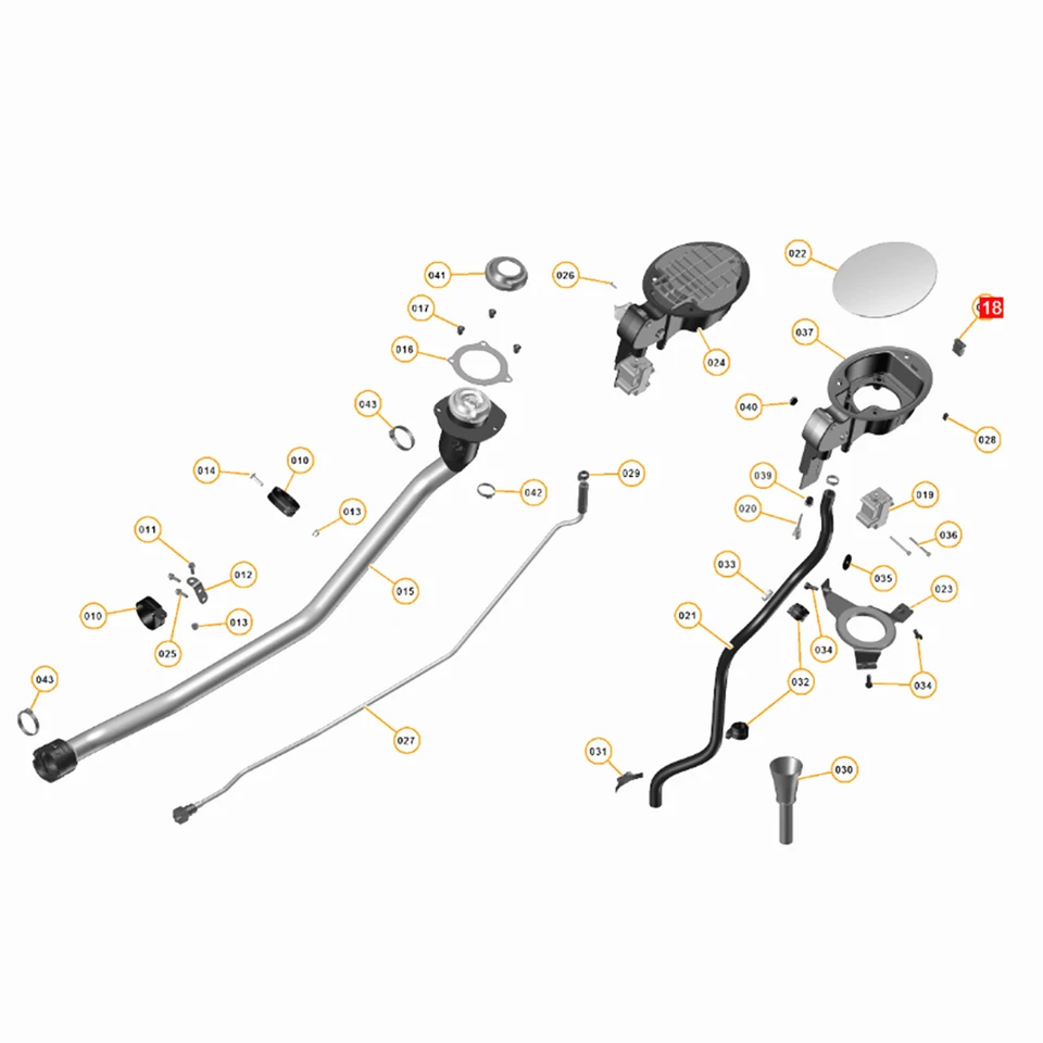 Tapa de clip de bloqueo de abridor de tapa de gas para McLaren MP4-12C 2012-2014 pestillo de llenado de combustible Foto 3 de 4