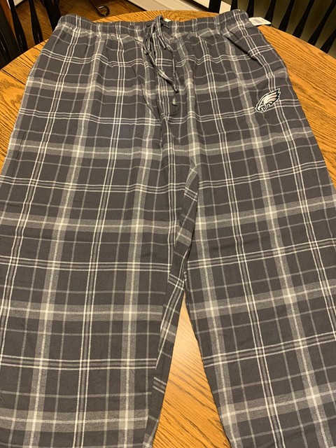 Philadelphia Eagles NFL Men's Gray Flannel Plaid Lounge Pajama Pants, 2XL, NWT | eBay