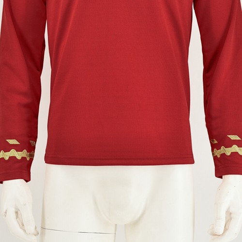 Cosplay TOS Captain Kirk Gold Shirts Spock Blue Uniforms Red Starfleet Tops Mens - 第 50/50 張圖片
