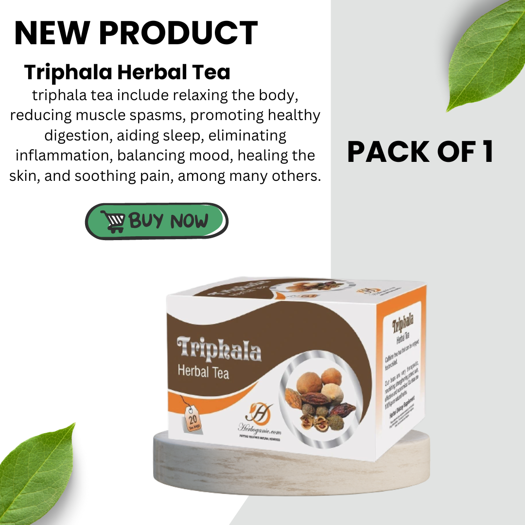 Triphala Herbal Tea Natural Relaxant and Digestive Aid Pack of 120