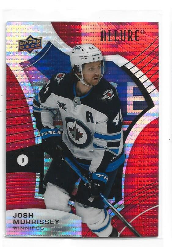 21-22 Upper Deck Allure Red Rainbow Josh Morrissey #32