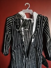 Nightmare Before Christmas Jack Skellington One Piece Cosplay Costume Pajamas XS