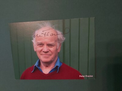 Peter Franke , Fernsehen  , Autogrammkarte