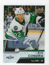 2018-19 Upper Deck AHL #5 Erik Condra autograph