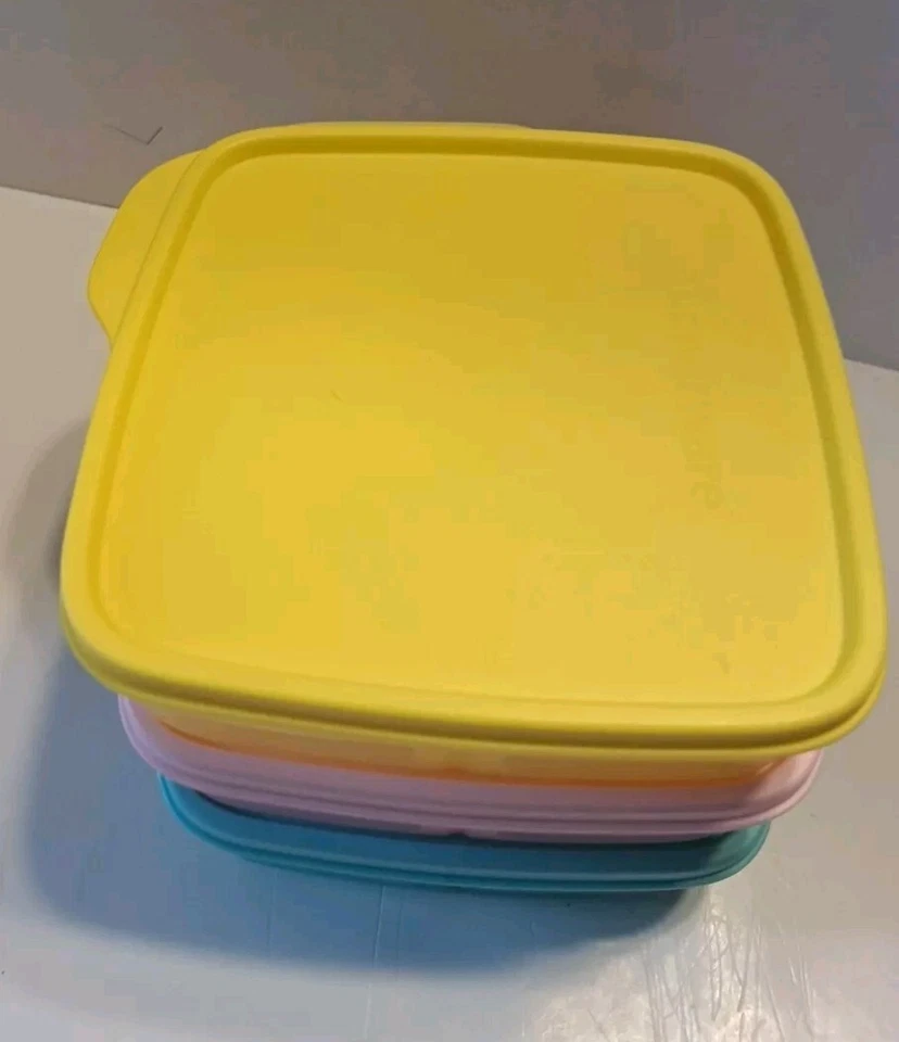 Set Of 3 Tupperware ECO Lunch It Container 3-Sectioned Meal Prep BPA Free - Image 2 of 4