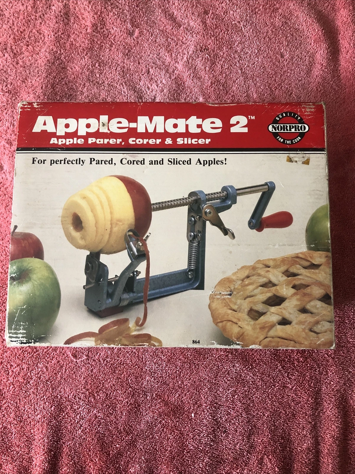 Norpro Apple-mate 2 Apple Parer, Corer And Slicer In Original Box