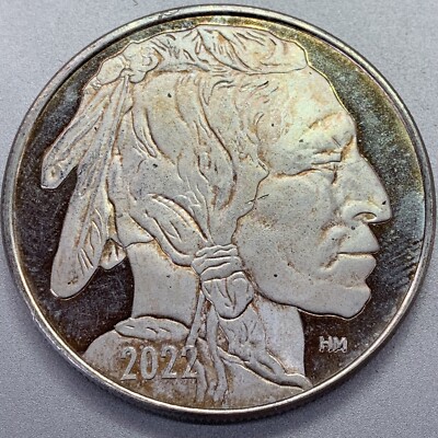 Liberty Indian Head Buffalo 2022 USA Silver 1 troy oz .999 Fine