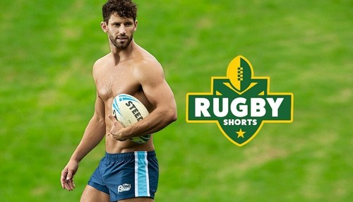 Neu aussieBum Rugby Blitz/ Badeshorts, Navy, XXL