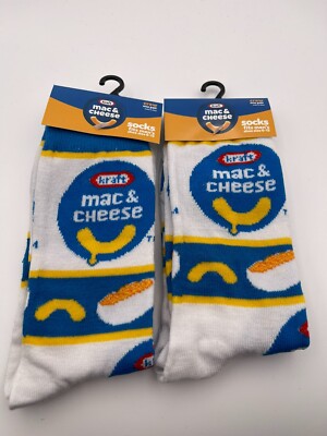 Kraft Mac & cheese, Novelty, Unisex Odd Socks - Package partially open