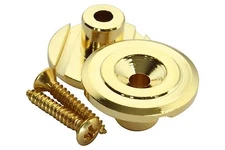 Round Bass Guitar String Retainer Tree - 2pk - Gold