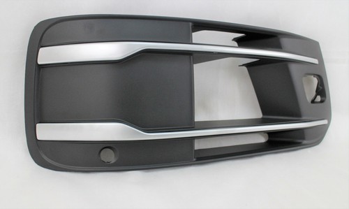 Front Bumper cover RH passenger fog light grille bezel cover fits 2016-19 Q7 - Picture 4 of 9