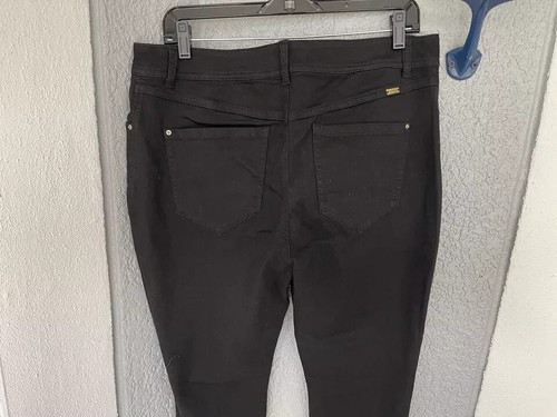NWT-INC Denim Skinny Leg Regular Fit Women’s Size 14 Black Stretch Jeans - Picture 13 of 14
