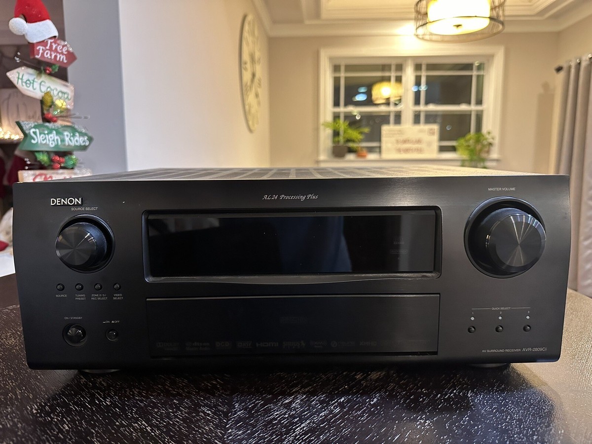 Denon AVR 2809CI 7.1 Channel Home Theater Receiver 883795000635| eBay