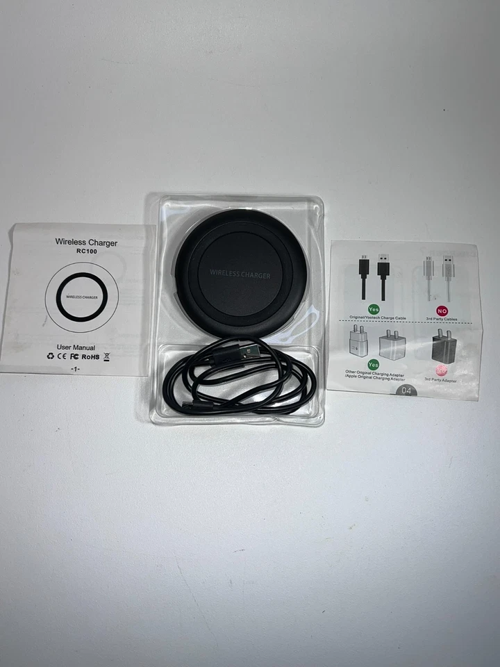YooTech Wireless Charger 10W Max Qi-Certified Fast Wireless Charging Pad - Image 3 of 4