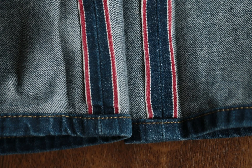 Pantalones de mezclilla azul con ribete vintage Marlboro Classics para hombre, W32 L34 Foto 2 de 4