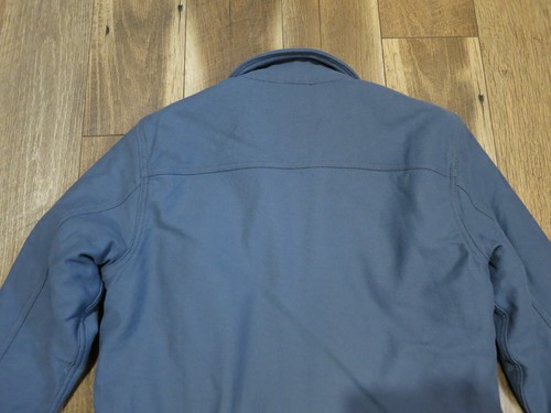 Everlane Men's Blue The ReNew Fleece Lined Heavyweight Overshirt Shacket Sz S - Picture 9 of 12