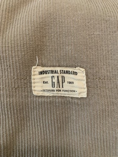Vintage Gap Pants Mens 38x30 (38x29) Tan Baggy Carpenter Corduroy Y2K Skater - Picture 15 of 15