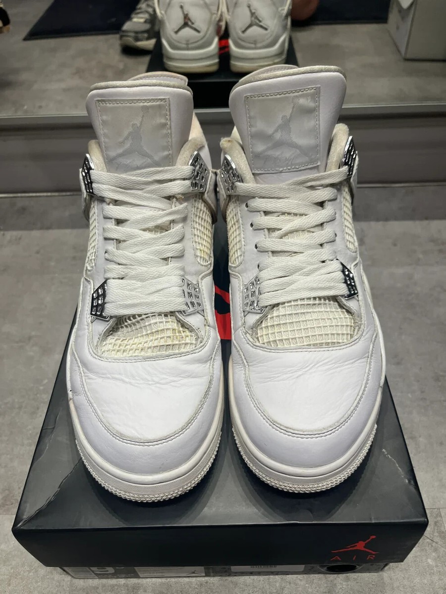 Used Jordan 4 Retro Pure Money (2017) 308497-100 Size 12 Used Jordan 4 Retro Pure Money (2017) 308497-100 Size 12