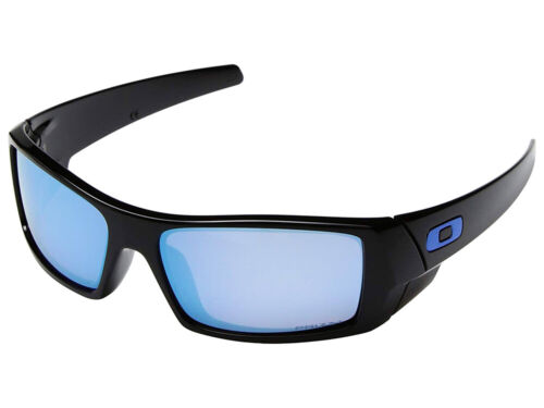Oakley Gascan Polarized Sunglasses OO9014-15 Polished Black/Prizm Deep Water H2O - Afbeelding 1 van 1
