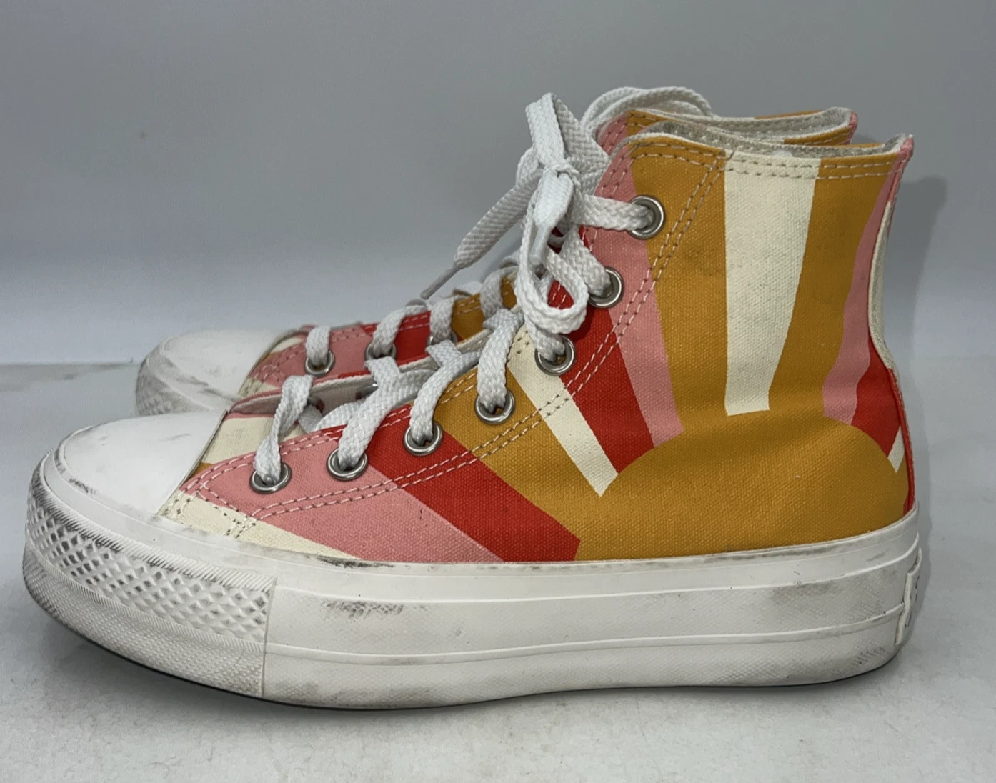 Scarpe donna Converse Chuck Taylor 6 All Star Lift Hi Summer Spirit platform sole