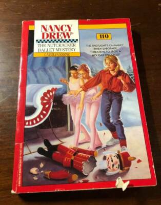 #110 The Nutcracker Ballet Mystery, Nancy Drew digest paperback -  Minstrel