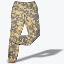 Varley Lets Go Black High Rise Leggings Tie Dye Womens Small 25 Inch Inseam