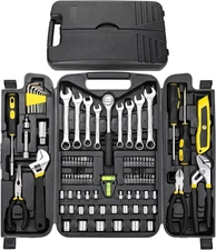 TLGREEN 95 Piece Tool Set, Tool Kit, Mechanics Tool Set, Portable Toolbox with A