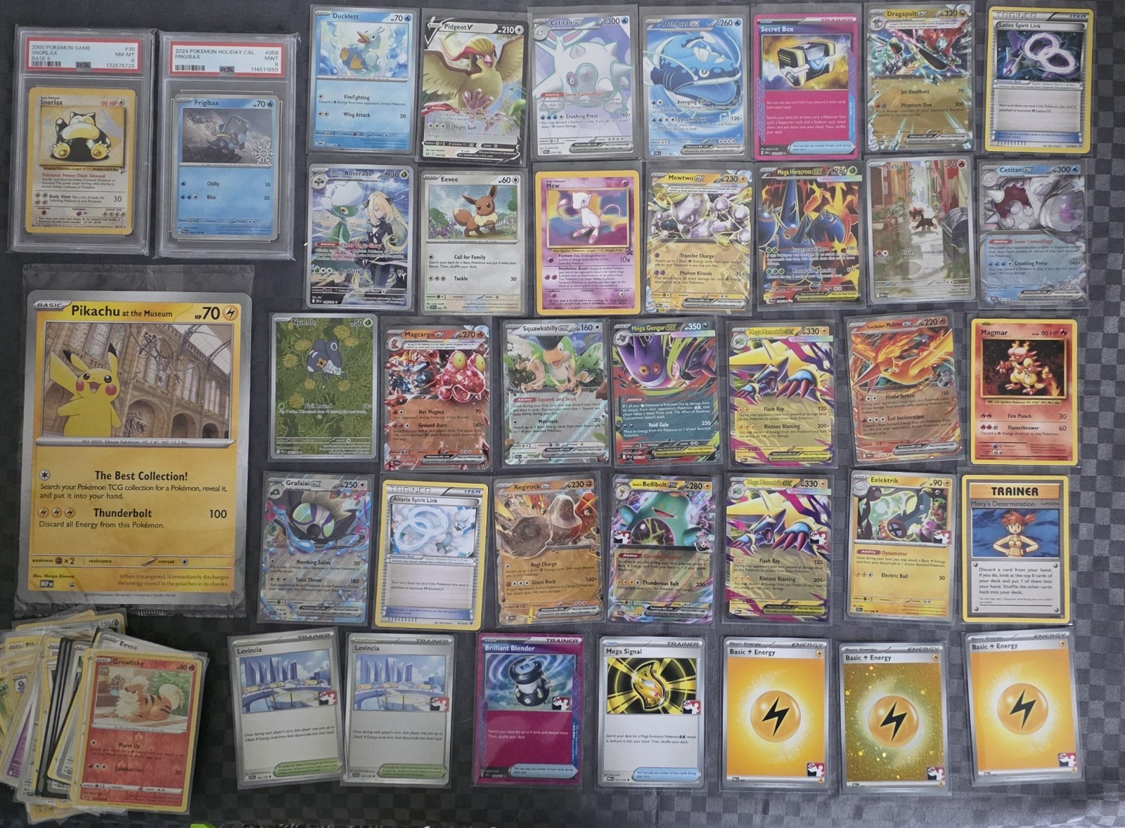 Pokemon Bundle PSA Slabs Pikachu At The Museum Sealed  Stamped Promos (135 raw)
