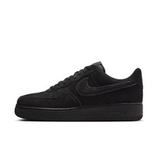 Nike Air Force 1 '07 LV8 'Black Cat' Zapatillas Negras, Talla 12 Nuevas en Caja HQ1966-002