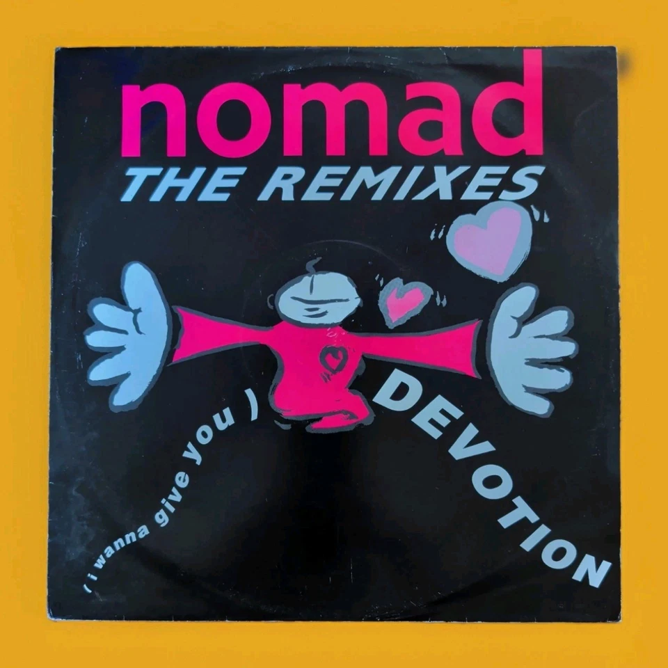 Nomad - I Wanna Give You Devotion - The Remixes - 1990 - UK Old Skool Rave, photo 1 of 5