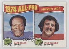 1975 Topps 1974 All-Pro Carl Eller Lyle Alzado #216 HOF 04tr