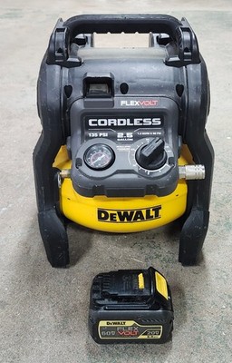 DEWALT FLEXVOLT 60V MAX Cordless Air Compressor DCC2560 2.5 Gallon 135 PSI