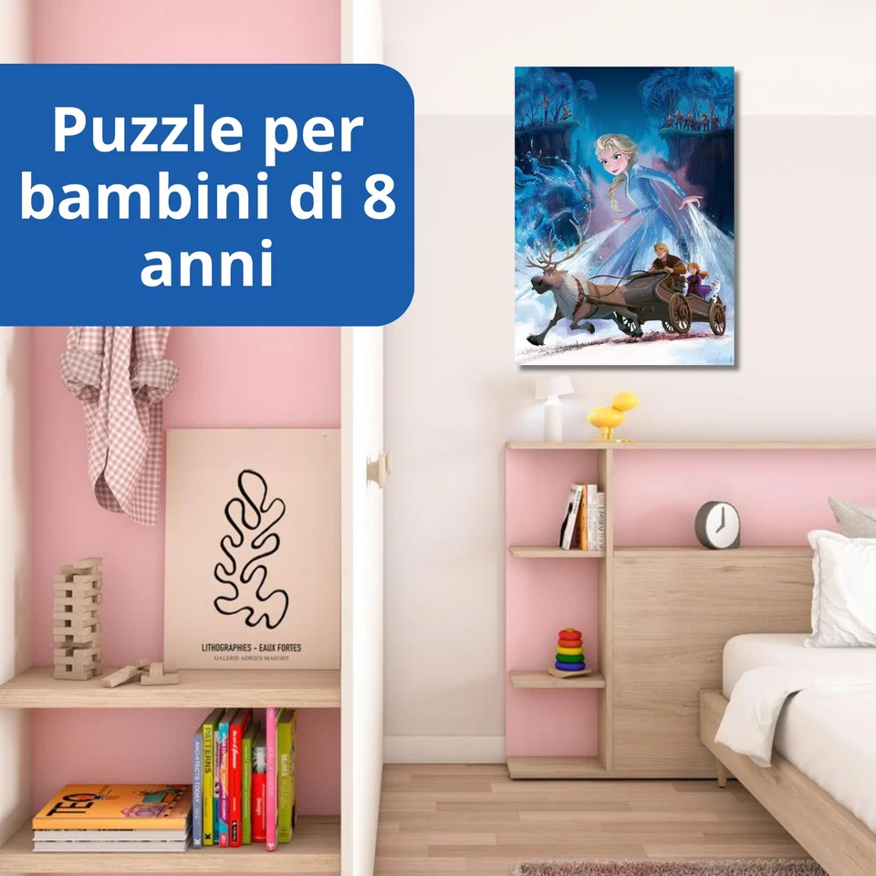 Ravensburger - Puzzle XXL Disney Frozen 2 | Puzzle 8 Anni In Su | Puzzle Ba tHOw - Immagine 3 di 4
