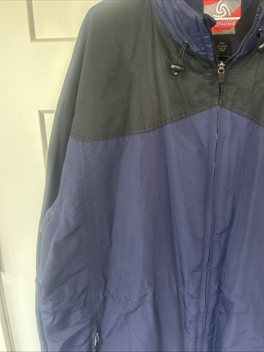 Colorado Clothing Tech Series 2XL blu navy e nero doppia zip intera giacca cappuccio - Foto 8 di 19