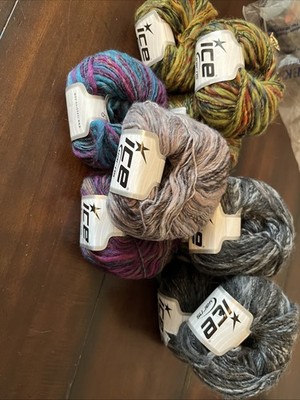 Ice Yarn Lot Mix Colors 